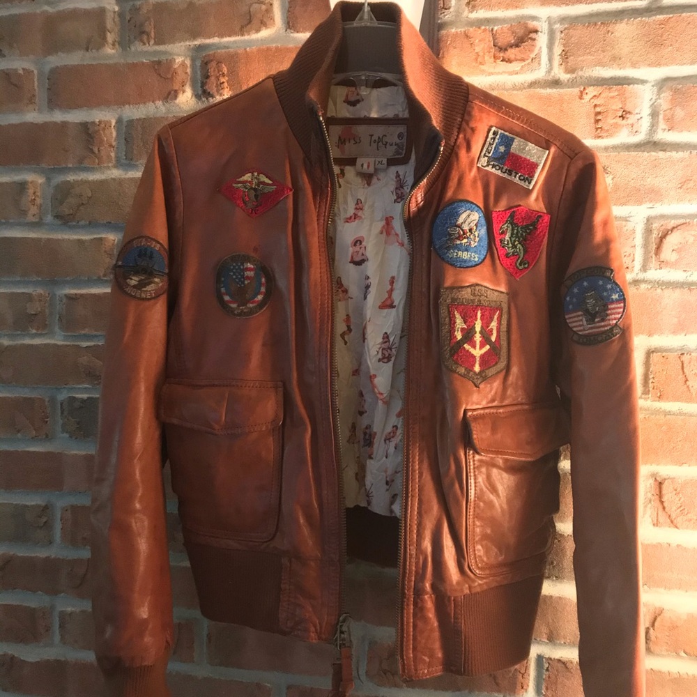 Top Gun leather jacket.